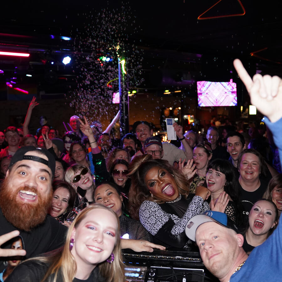 Crowd at The Flame Nightclub in Duluth, MN